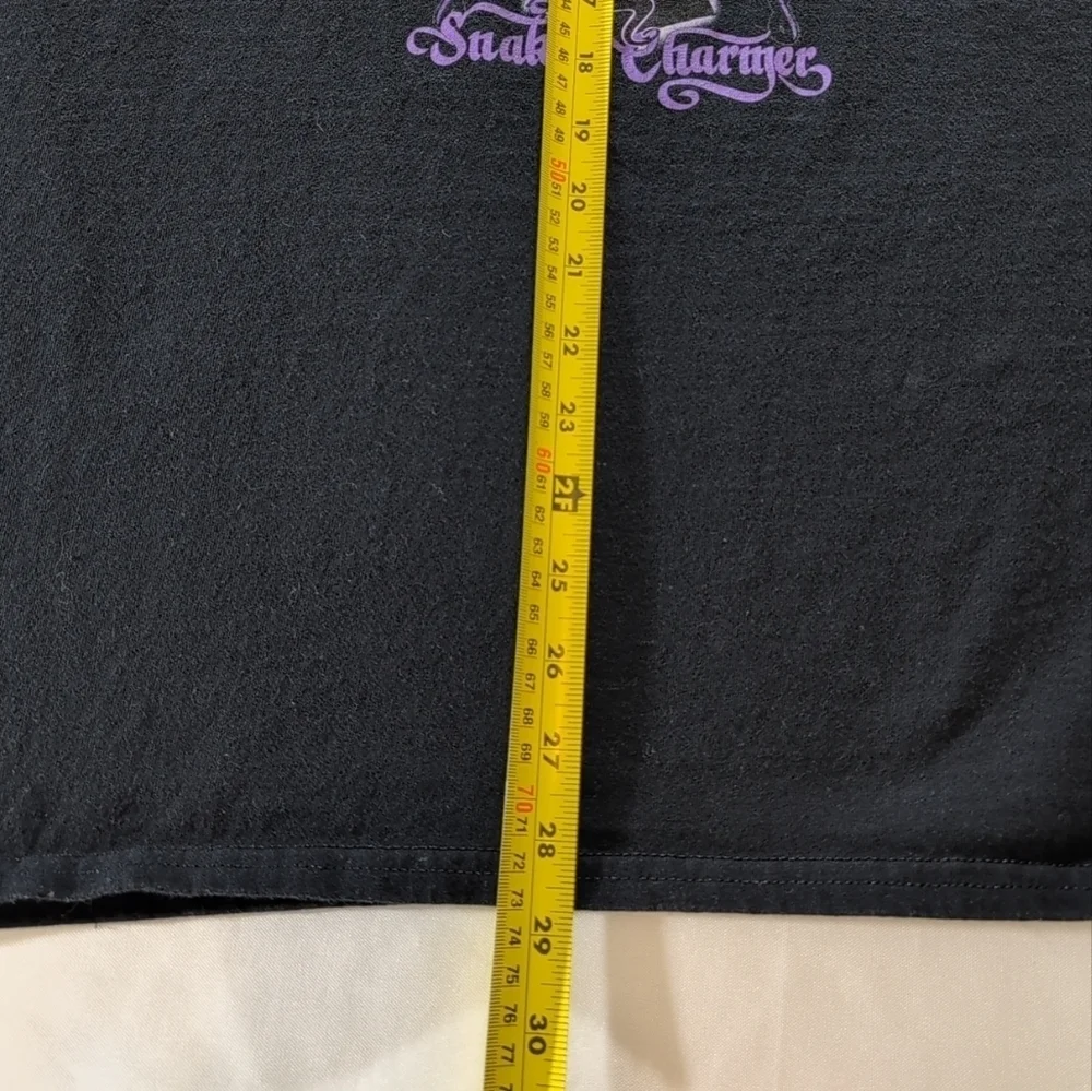 Disney Shirt Adult large Black Purple Aladdin Jafar Snake Charmer Jasmine